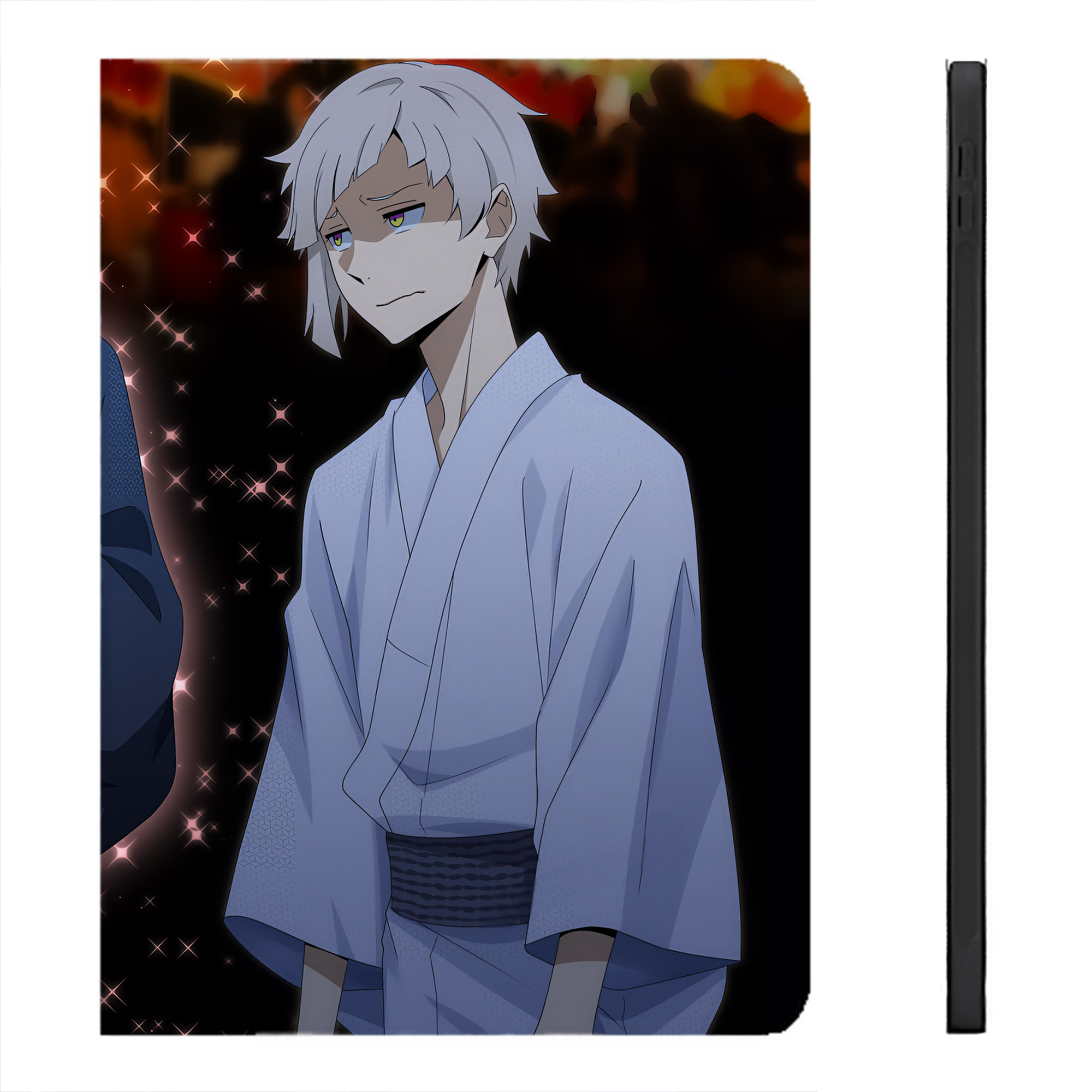 （画像用） 文豪ストレイドッグス Bungo Stray Dogs IPadケース ペンホルダー付き ブックスタイルデザイン